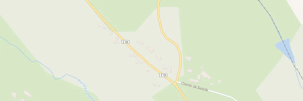 Plan du 283 Che de Taurines à Técou