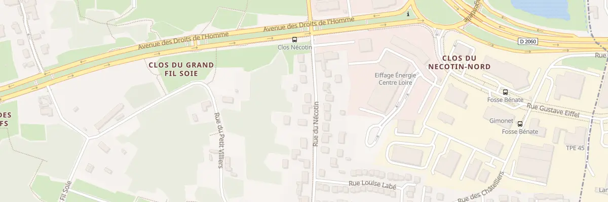 Plan du 87 Rue du Nécotin à Orléans