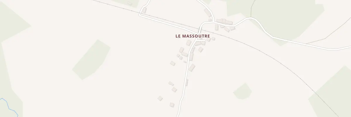 Plan du 5395 Le Massoutre à Bugeat