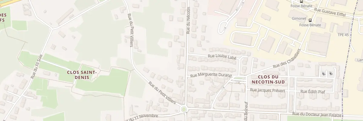 Plan du 69 Rue du Nécotin à Orléans