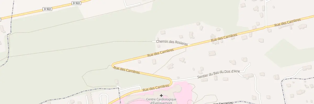 Plan du 5 Rue des Rosières à Évecquemont