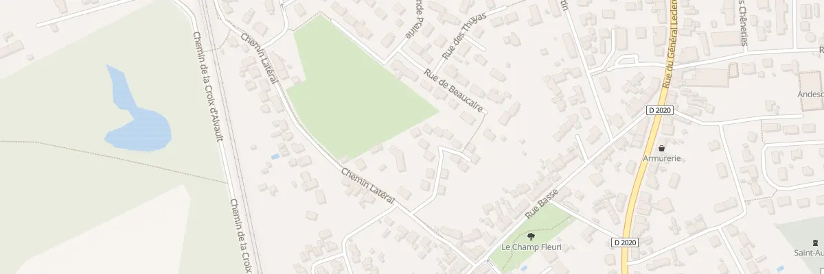 Plan du 9 Rue des Rouliers à La Ferté-Saint-Aubin