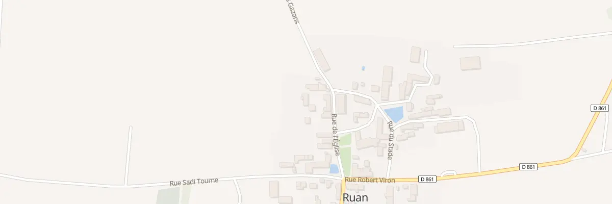 Plan du 39 Rue de l’Eglise à Ruan