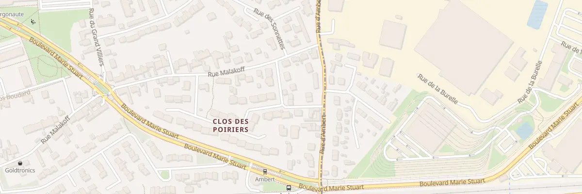 Plan du 1T Rue des Cerisiers à Orléans