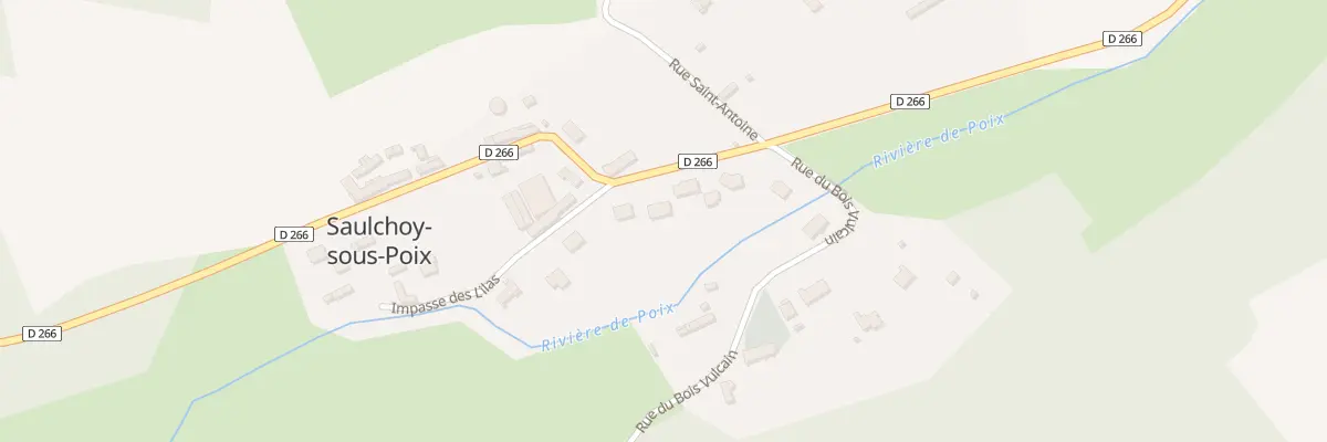 Plan du 3 Rue de l’Oree du Bois à Saulchoy-sous-Poix