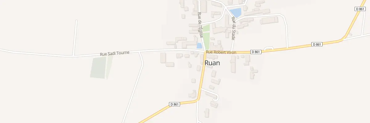 Plan du 25 Rue Sadi Tourne à Ruan