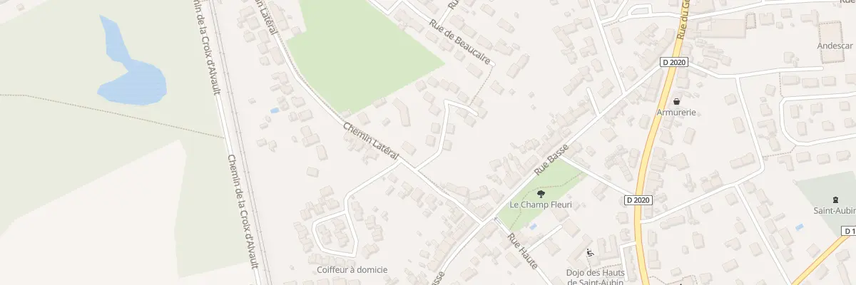 Plan du 1 Rue des Rouliers à La Ferté-Saint-Aubin