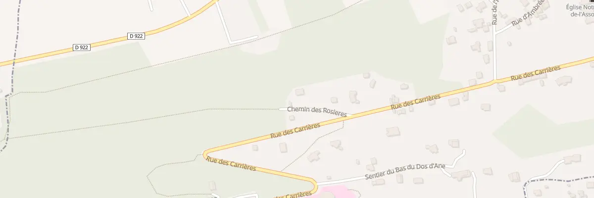Plan du 4 Rue des Rosières à Évecquemont