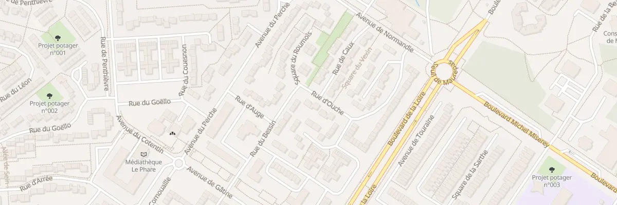Plan du 2 Rue d’Ouche à Maurepas