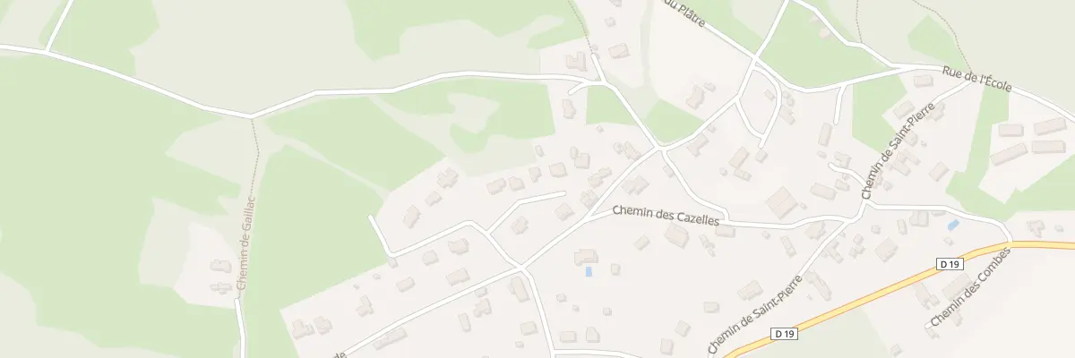 Plan du 5255 Labouyssounette à Béduer