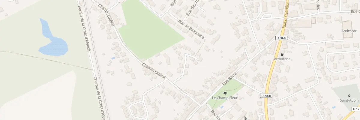 Plan du 5 Rue des Rouliers à La Ferté-Saint-Aubin