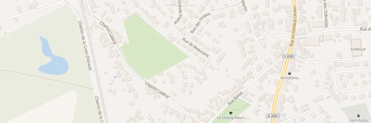 Plan du 11 Rue des Rouliers à La Ferté-Saint-Aubin