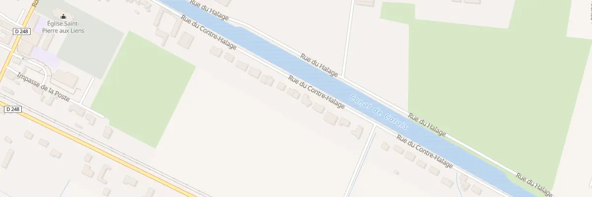 Plan du 2452 Rue du Contre Halage aux Attaques