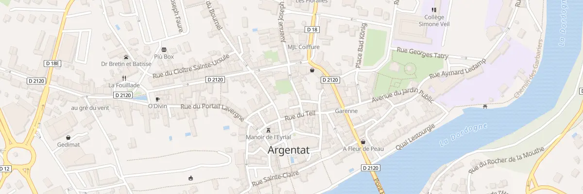Plan du 4 Rue de Turenne à Argentat-sur-Dordogne