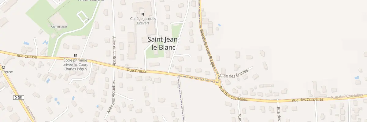 Plan du 21 All des Rauches à Saint-Jean-le-Blanc