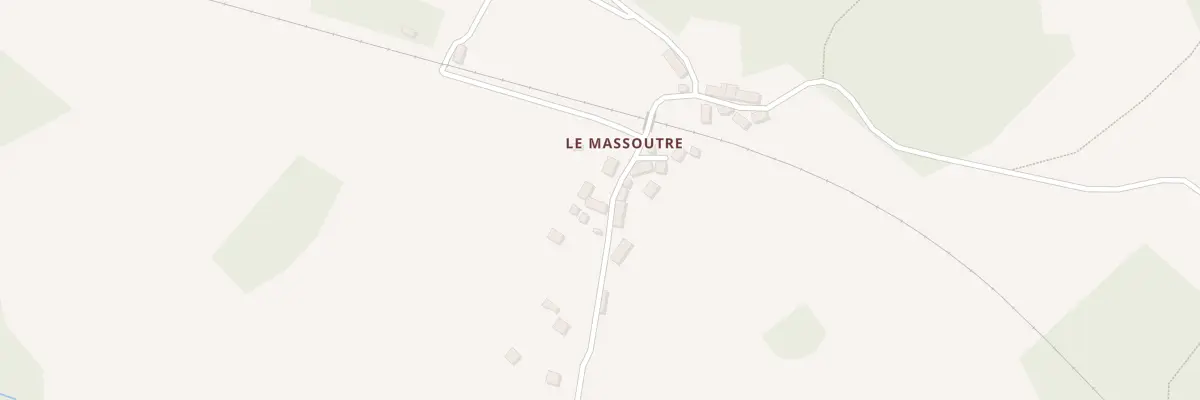 Plan du 5394 Le Massoutre à Bugeat