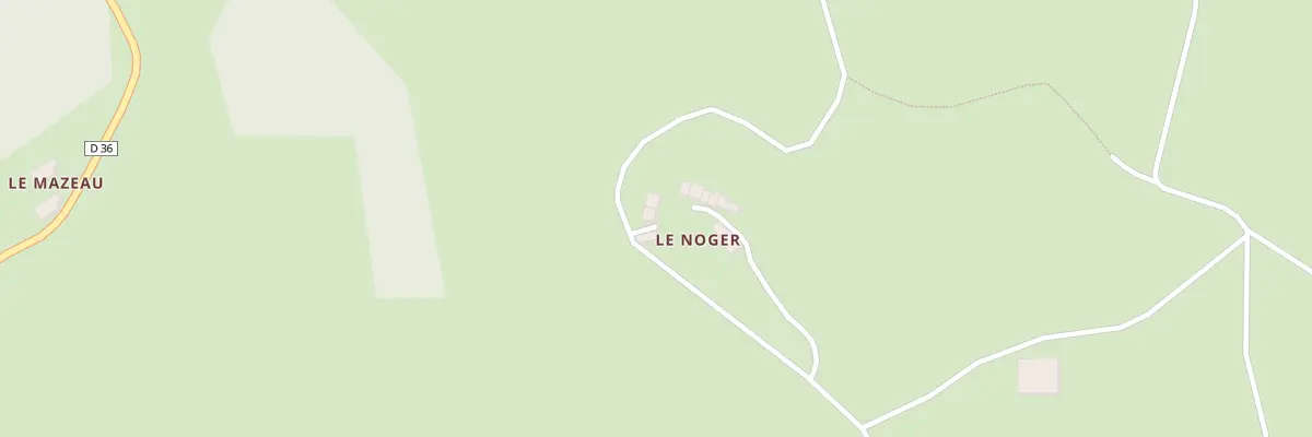 Plan du 5025 Le Noger à Vidaillat