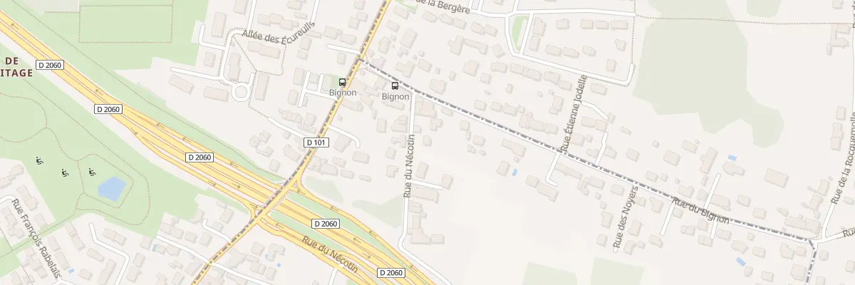 Plan du 240 Rue du Nécotin à Orléans