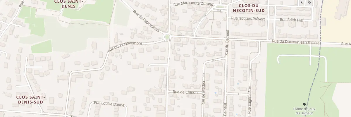 Plan du 62 Rue du Nécotin à Orléans