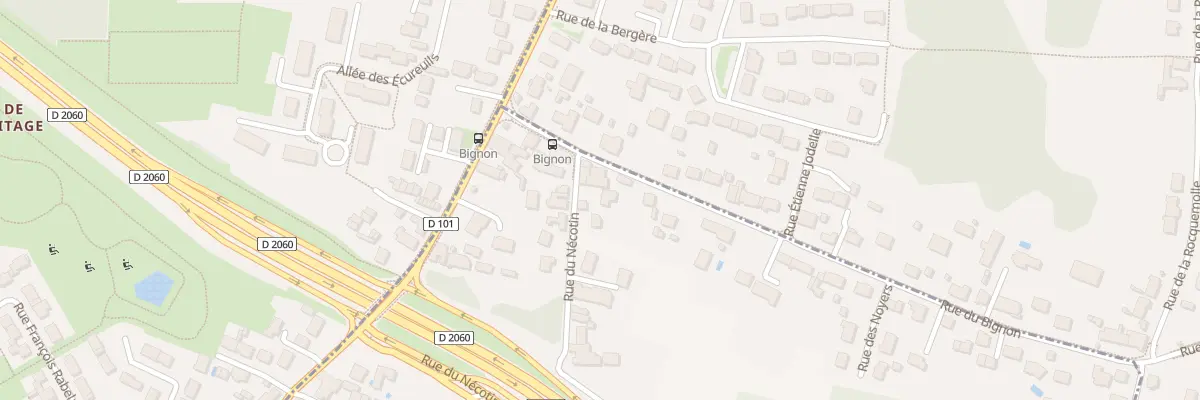 Plan du 246 Rue du Nécotin à Orléans