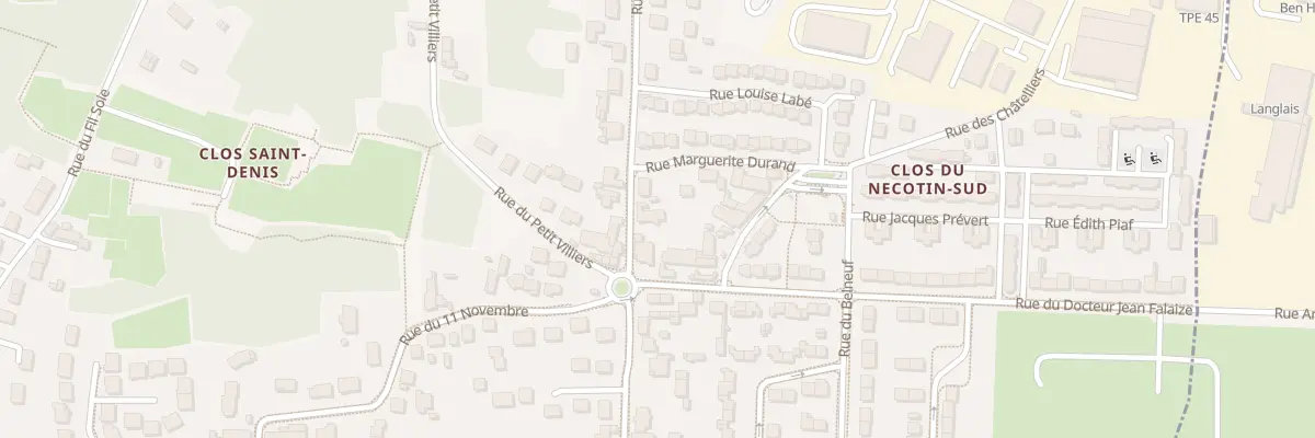 Plan du 68 Rue du Nécotin à Orléans