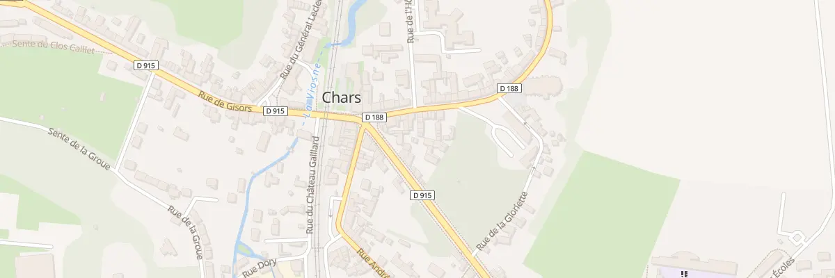 Plan du 14 Rue de l’Eglise à Chars