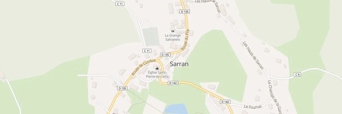 Plan du 5030 Le Bourg à Sarran