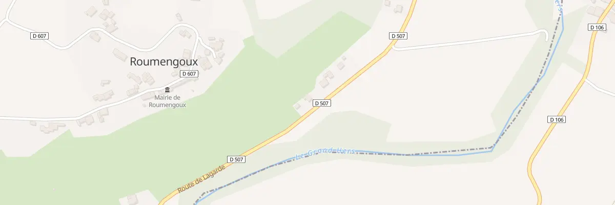 Plan du 55 Prade à Roumengoux