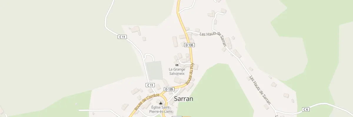 Plan du 5020 Le Bourg à Sarran