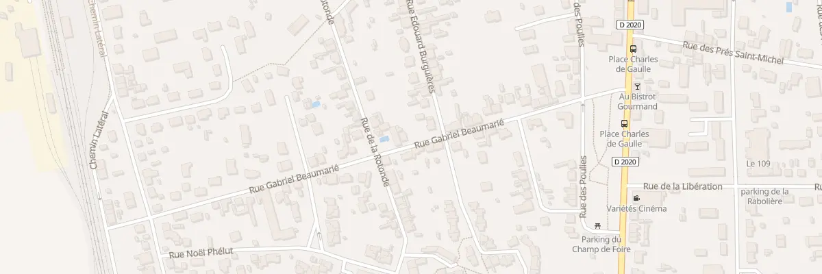 Plan du 34 Rue Gabriel Beaumarie à La Ferté-Saint-Aubin