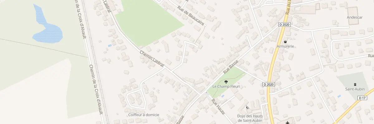 Plan du 2 Rue des Rouliers à La Ferté-Saint-Aubin