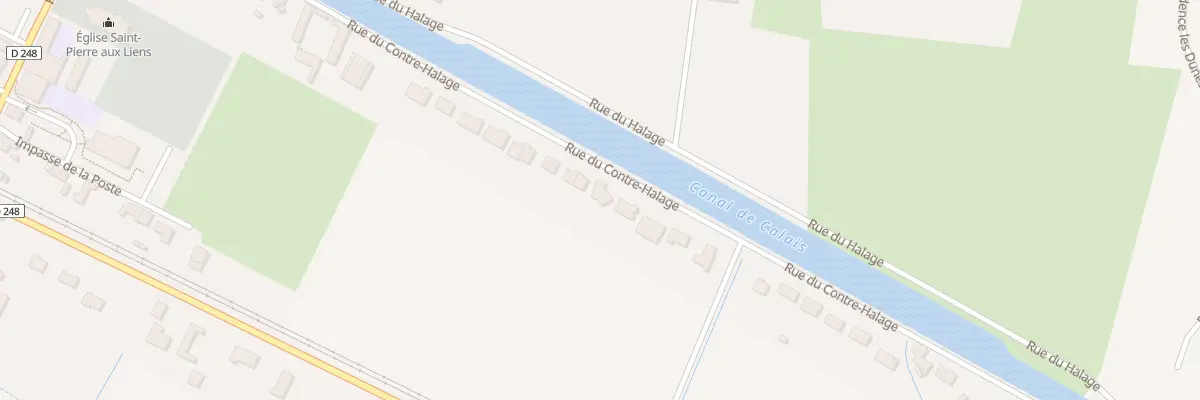 Plan du 2470 Rue du Contre Halage aux Attaques