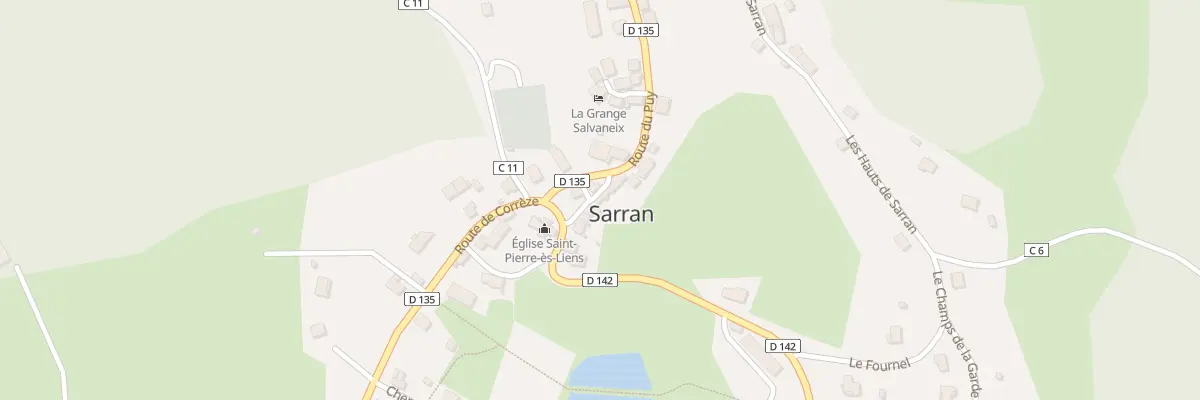 Plan du 5037 Le Bourg à Sarran