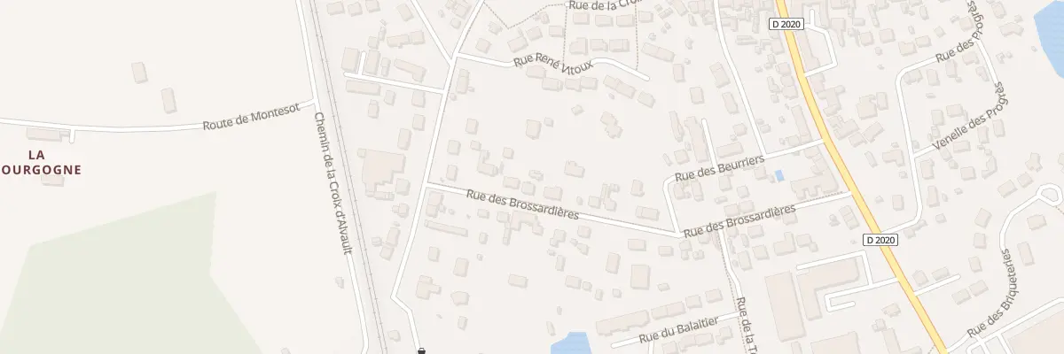 Plan du 26 Rue des Brossardières à La Ferté-Saint-Aubin