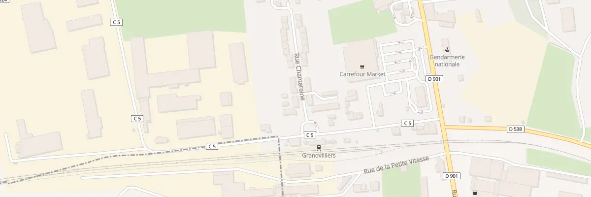 Plan du 11 Rue Chantereine à Grandvilliers