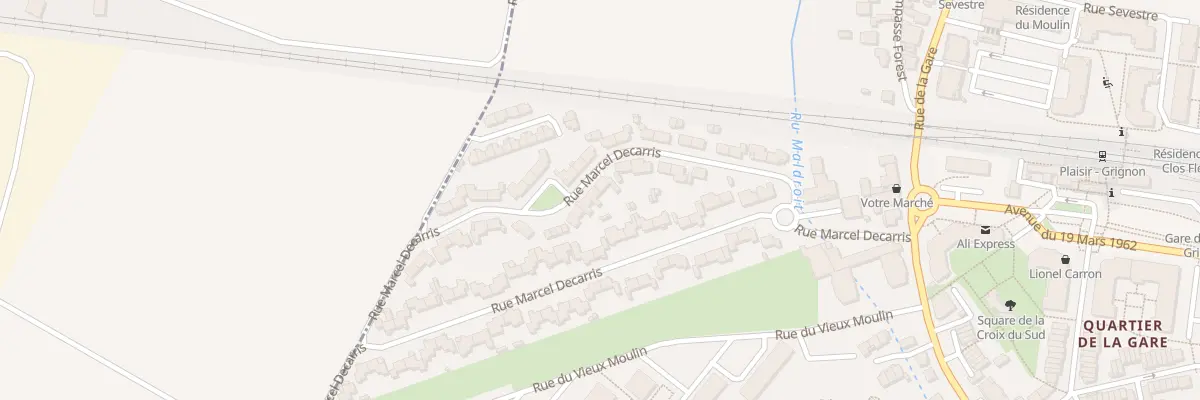 Plan du 70 Rue Marcel Decarris à Plaisir
