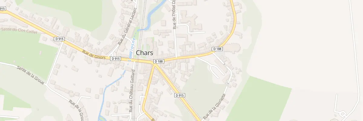 Plan du 18 Rue de l’Eglise à Chars