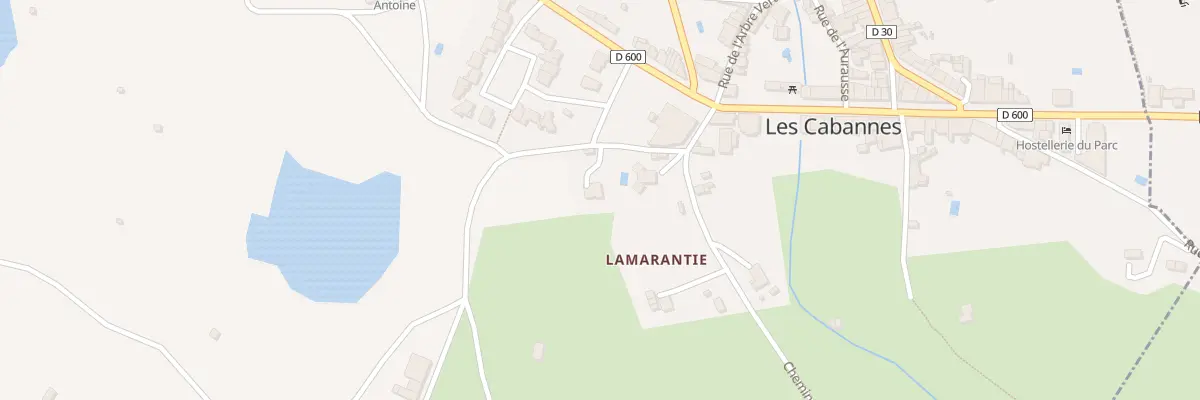 Plan du 5230 Lamarantie aux Cabannes