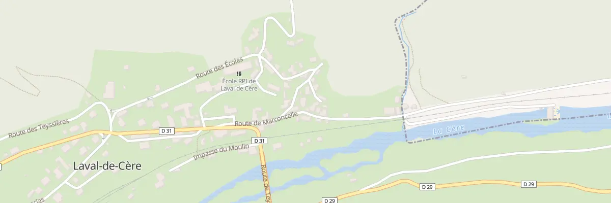 Plan du 10 Imp des Combes de Cayssalié à Laval-de-Cère