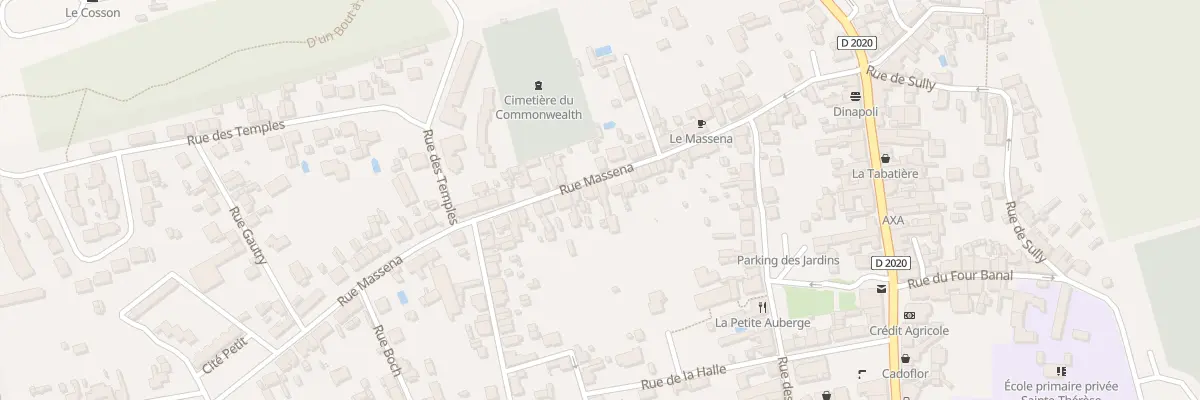 Plan du 41 Rue Masséna à La Ferté-Saint-Aubin