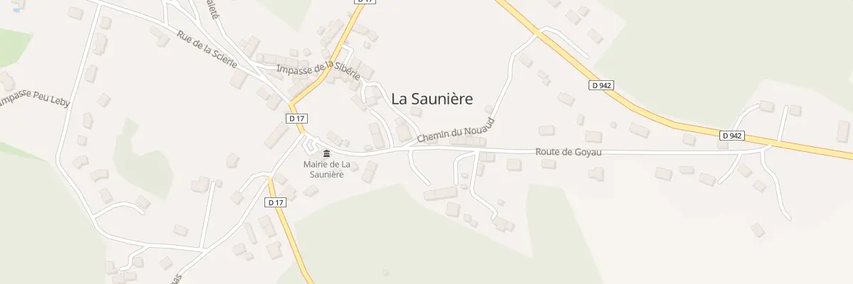 Plan du 11 Rte du Goyau à La Saunière