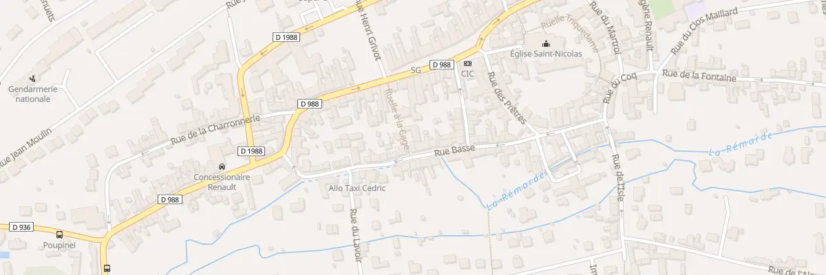Plan du 11 Rue Basse à Saint-Arnoult-en-Yvelines