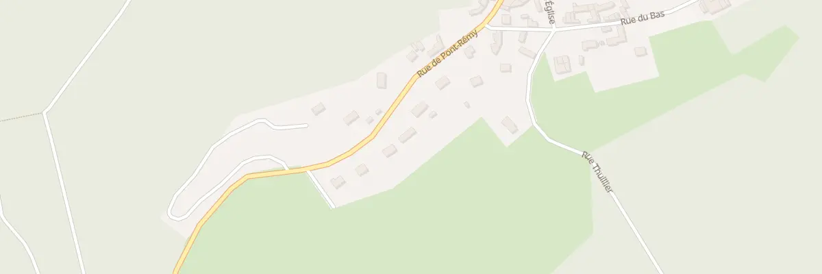 Plan du 13 Rue de Pont-Rémy à Francières