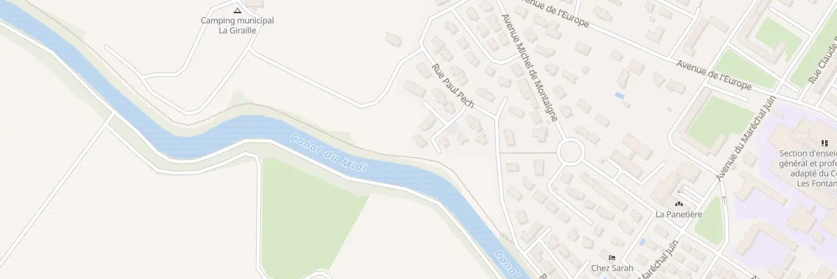 Plan du 68 Rue Gaston Garouste à Castelnaudary