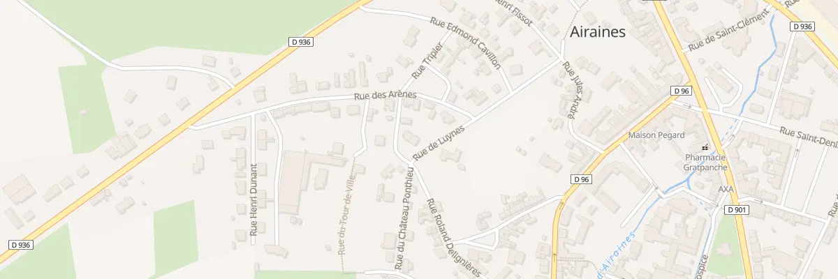 Plan du 8 Rue de Luynes à Airaines