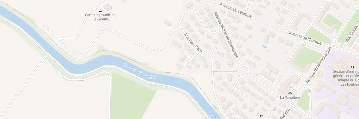 Plan du 56 Rue Gaston Garouste à Castelnaudary