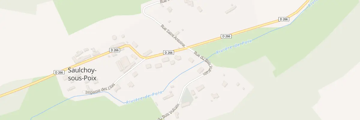 Plan du 5120F Rue du Bois Vulcain à Saulchoy-sous-Poix