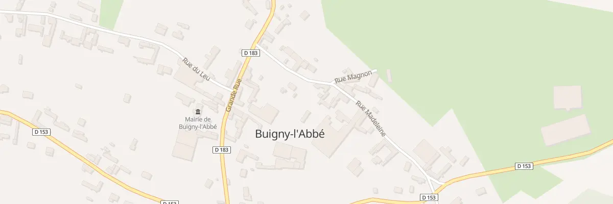 Plan du 6 Rue Madeleine à Buigny-l’Abbé
