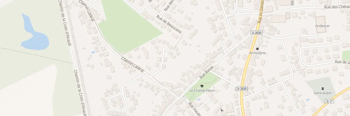 Plan du 8 Rue des Rouliers à La Ferté-Saint-Aubin