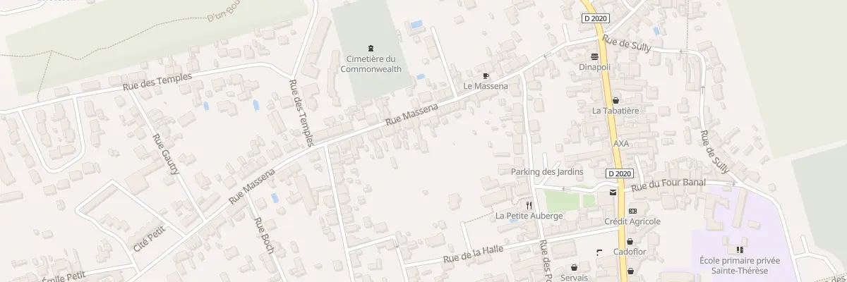 Plan du 37 Rue Masséna à La Ferté-Saint-Aubin